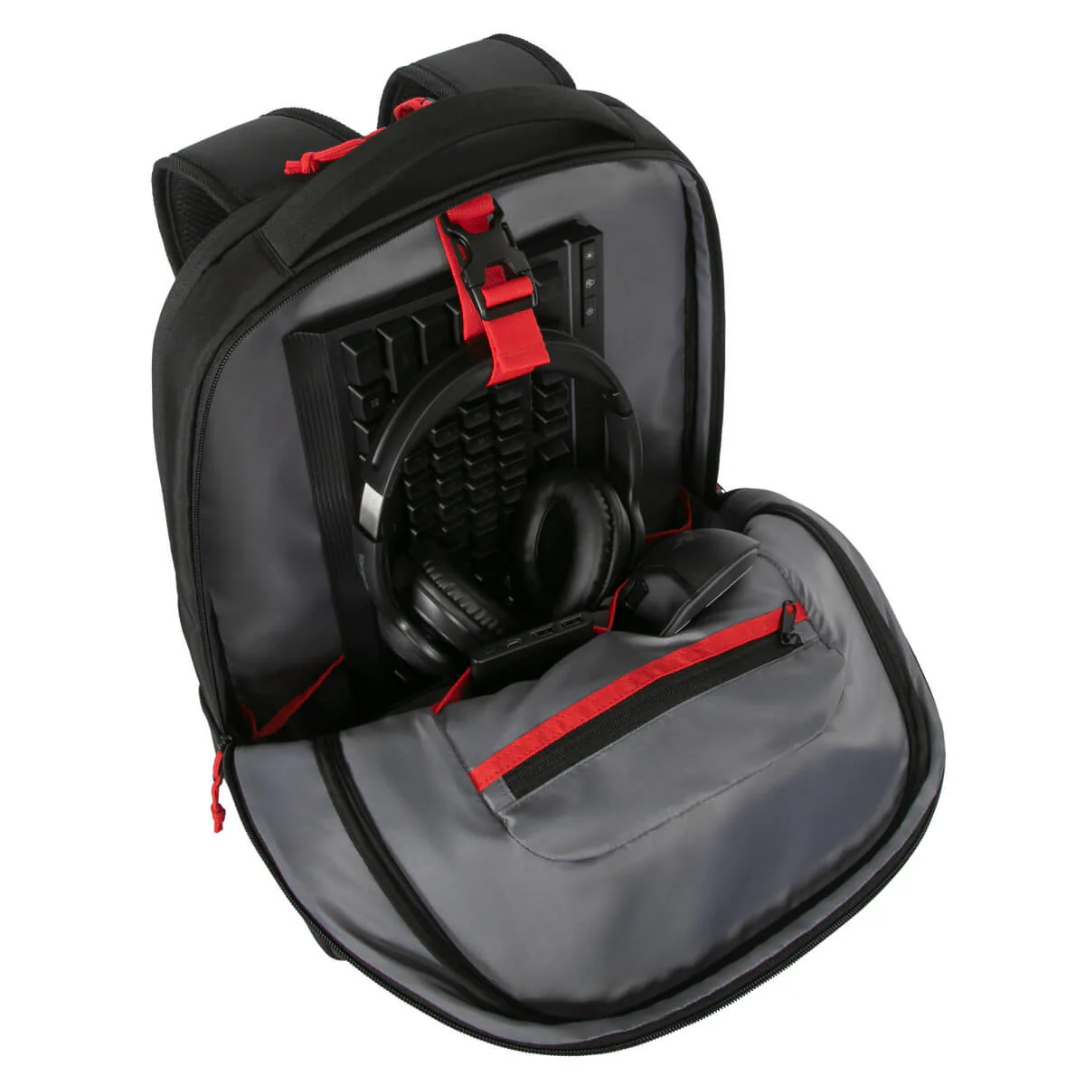 17.3” Strike II Gaming Backpack - Black - Image 19