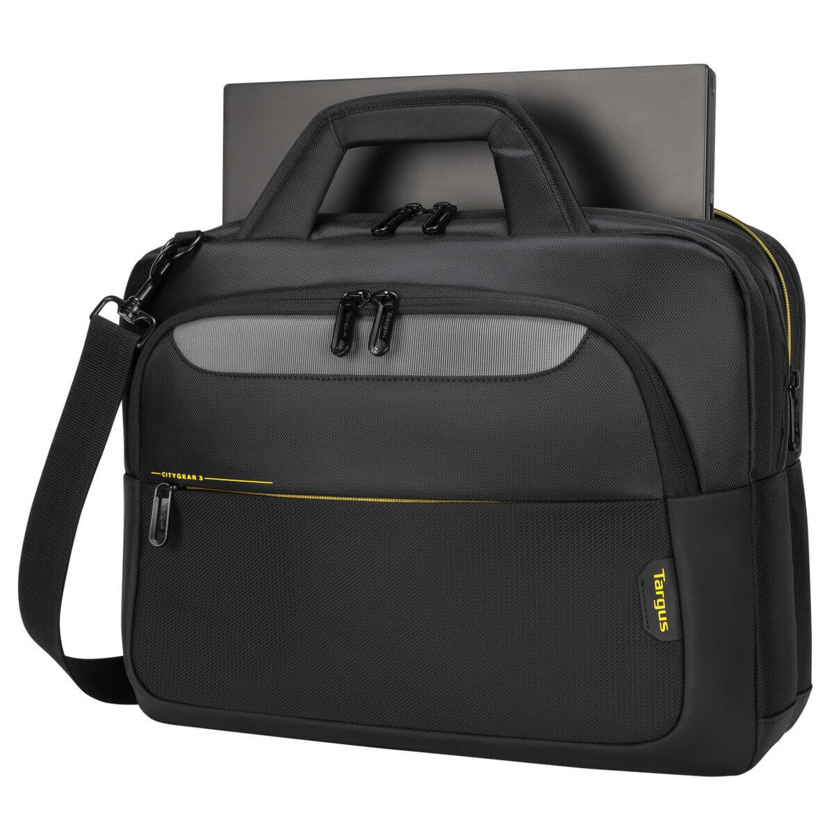 CityGear 12-14" Topload Laptop Case - Black - Image 4