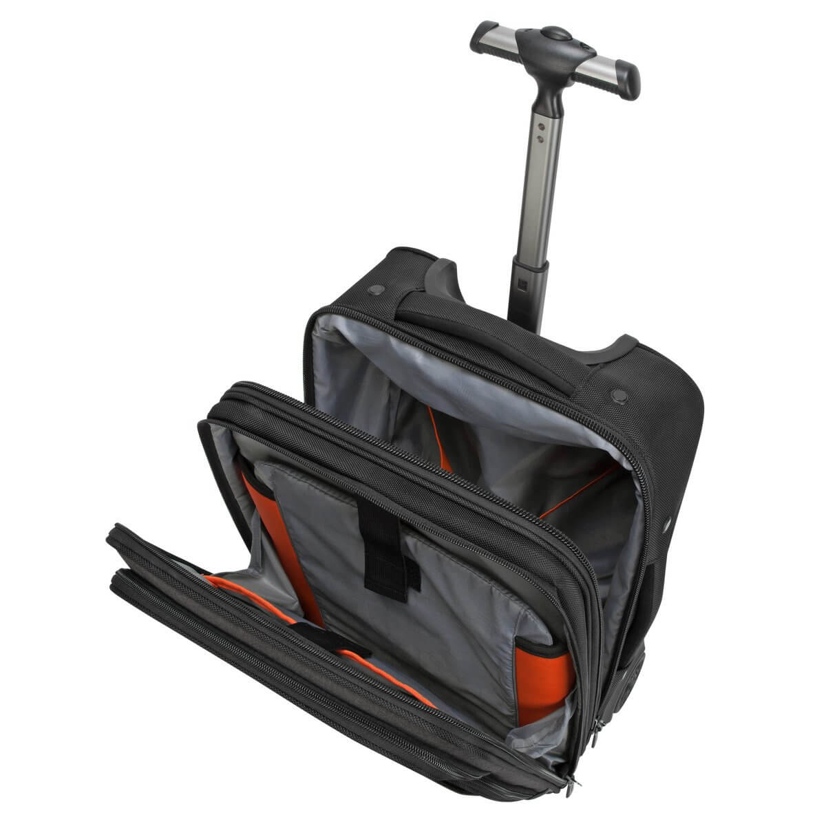 CitySmart 12-15.6” Compact Under-Seat Roller - Black/Grey - Image 16