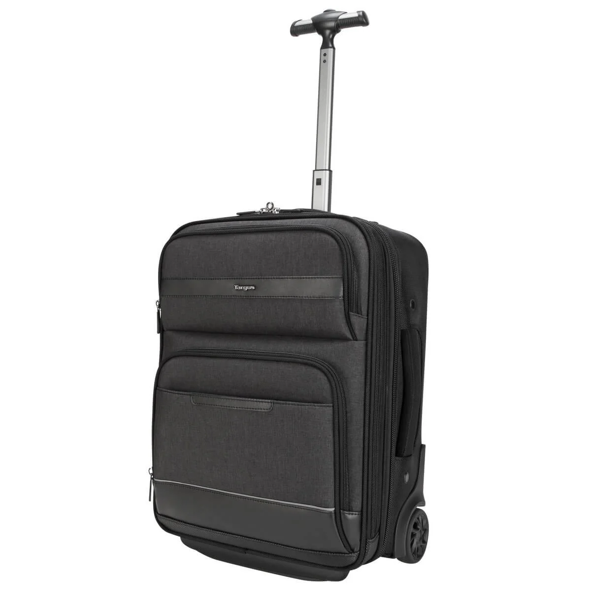 CitySmart 12-15.6” Compact Under-Seat Roller - Black/Grey - Image 4
