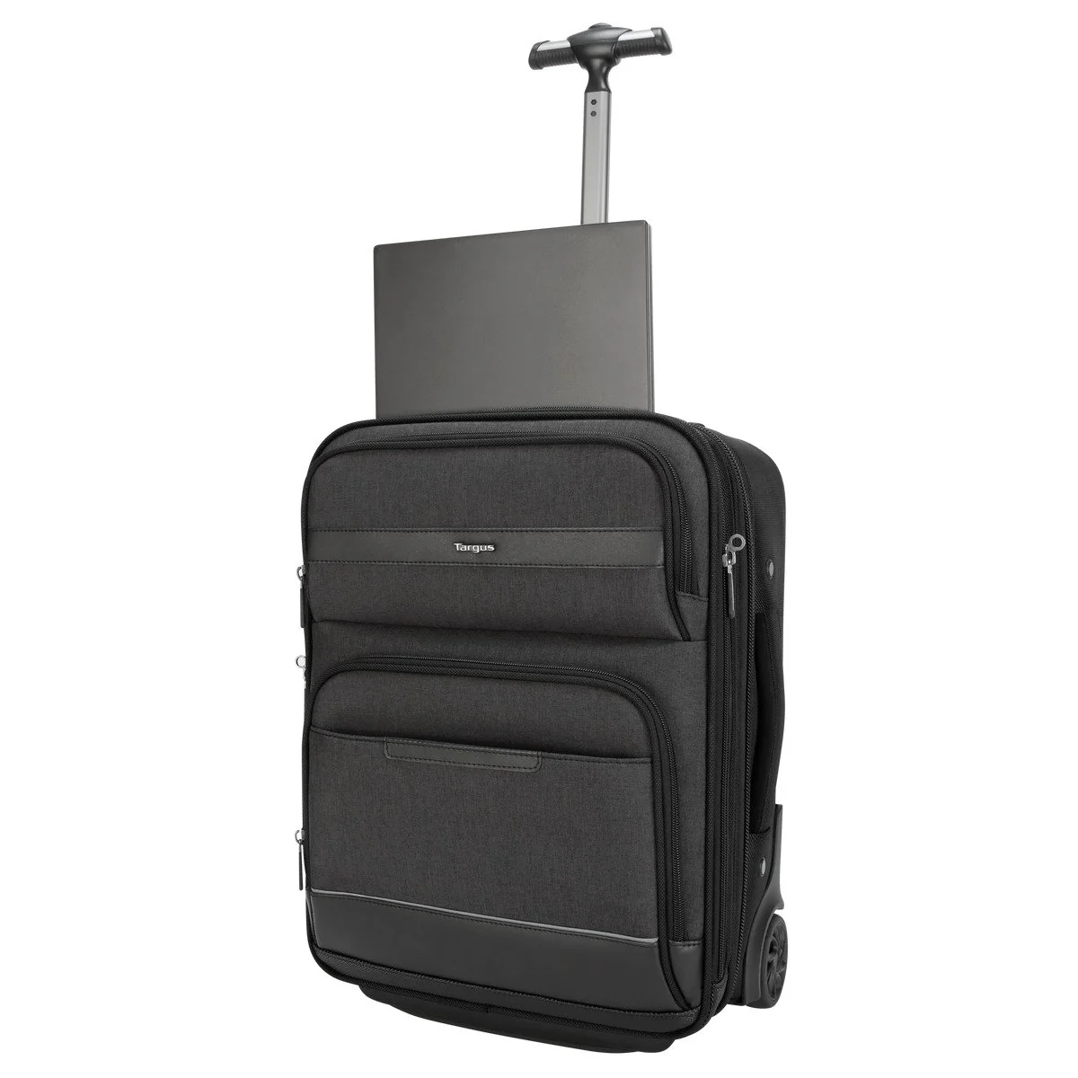 CitySmart 12-15.6” Compact Under-Seat Roller - Black/Grey - Image 7