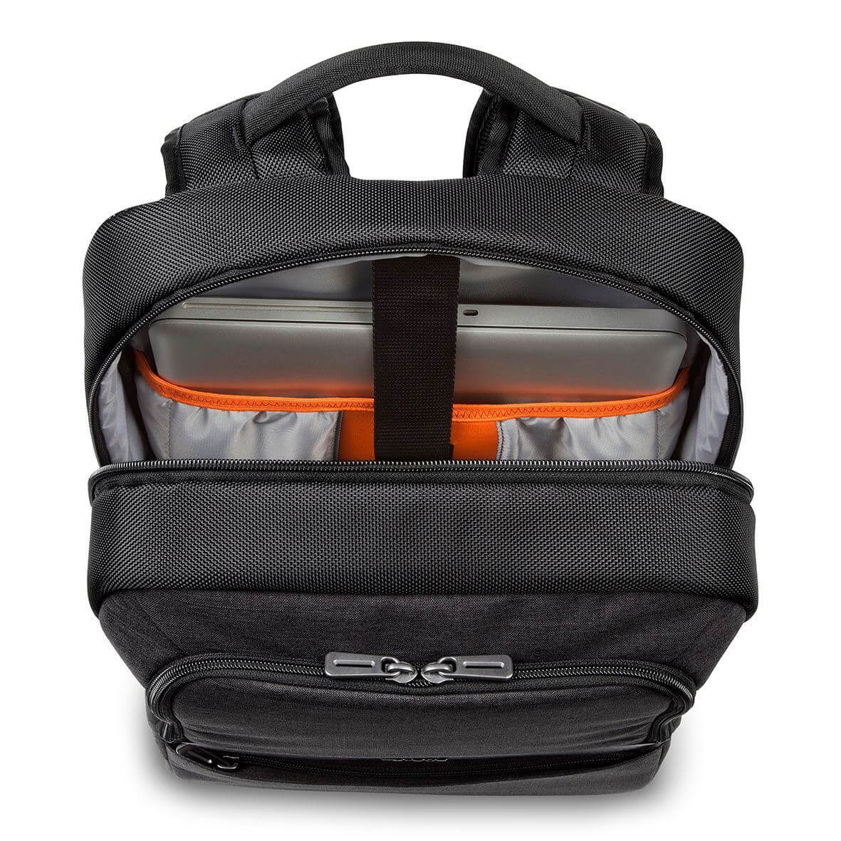 CitySmart 12.5 13 13.3 14 15 15.6" Essential Laptop Backpack - Black/Grey - Image 5