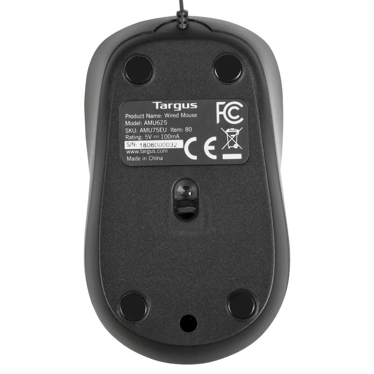 Compact Blue Trace Travel Mouse - Black - Image 3