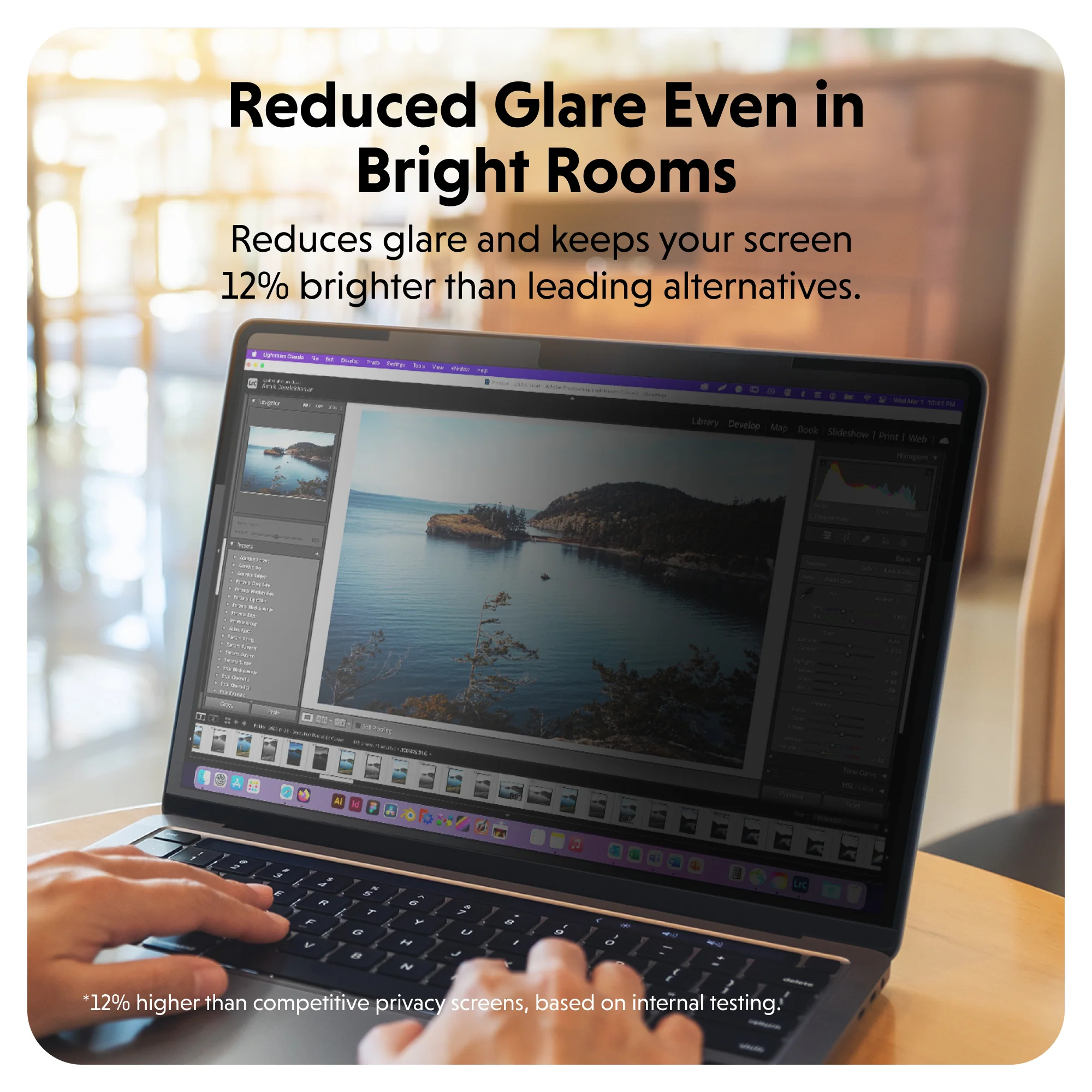 HyperShield Magnetic Privacy Screen for MacBook Pro 14" - Image 3